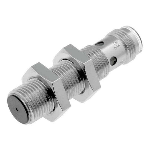 OMRON - Näherungssensor, induktiv, Schaltabstand Sn=4mm, bündig, Edelstahl M12