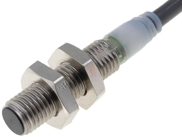 OMRON - Näherungsschalter, induktiv, stainless steel, kurzes Gehäuse, M8
