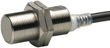 OMRON - Näherungssensor, induktiv, Sn=12mm, bündig, Edelstahl-Gehäus