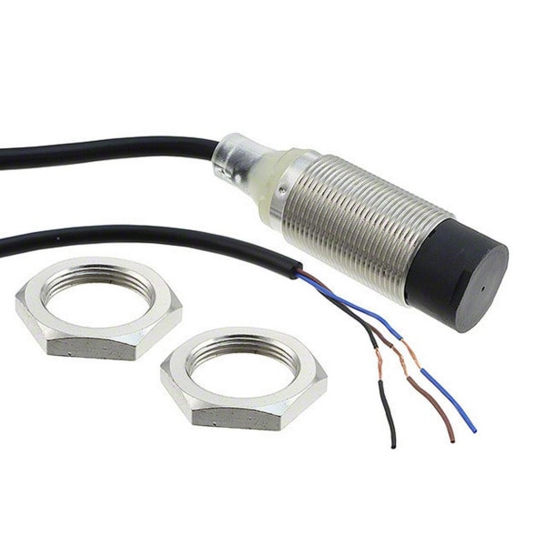 OMRON - Ind. Näherungsschalter M18, n.bündig, Sn:16mm,PNP,Kabel 2m