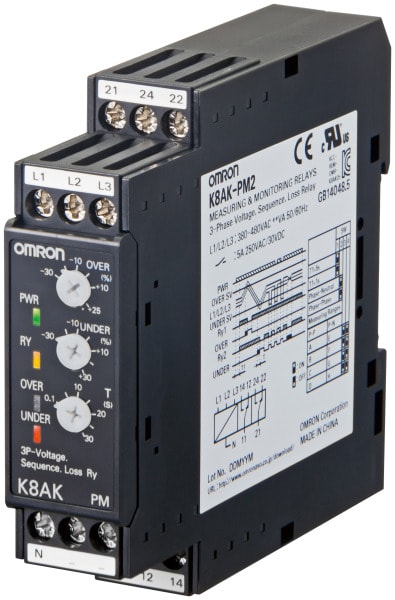 OMRON - 3-Ph.-Überwachung: Lage, Ausfall