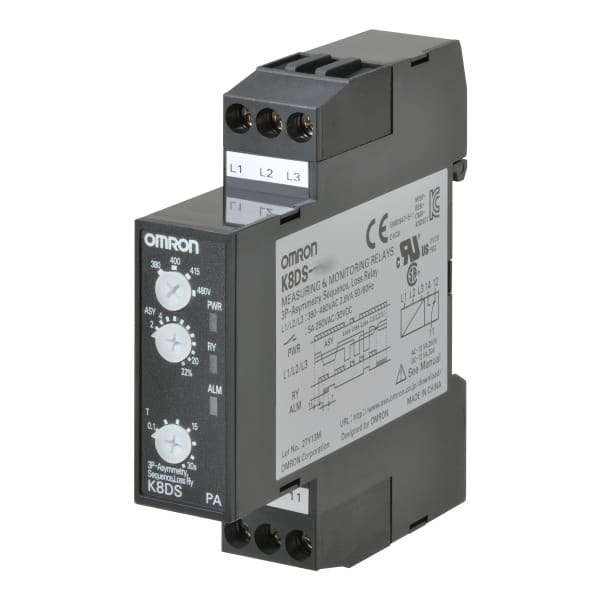 OMRON - Überwachungsrelais 17.5mm, Asymmetrie, Phasenlage