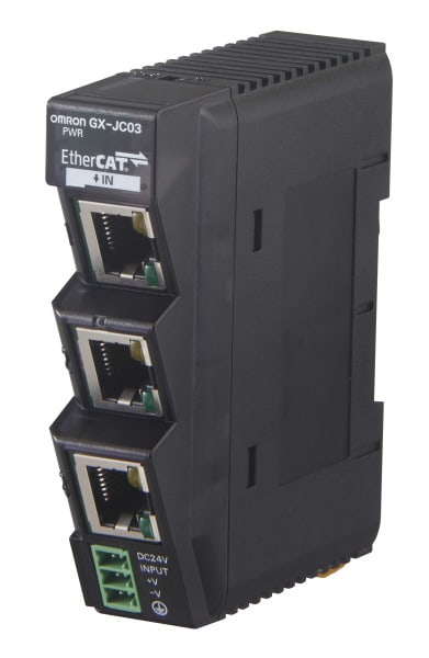 OMRON - EtherCAT Abzweigmodult, 3 Port, 24 V DC Spannungsversorgung