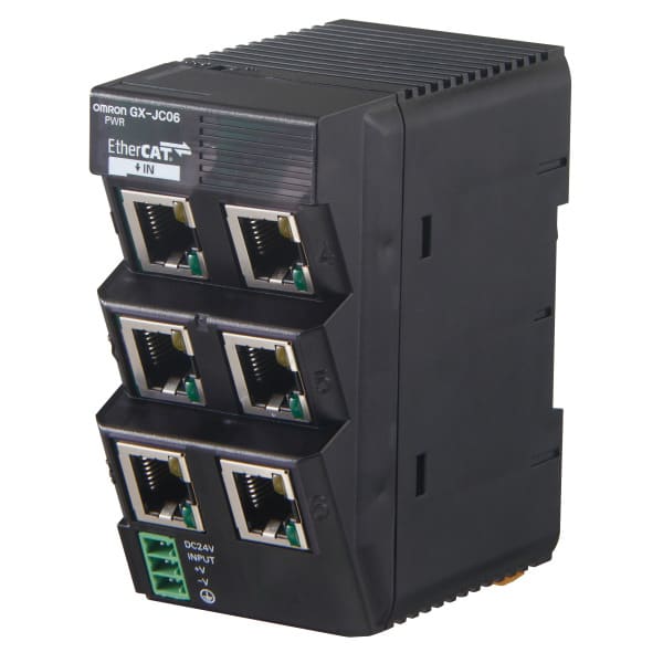 OMRON - EtherCAT Abzweigmodult, 6 Port, 24 V DC Spannungsversorgung