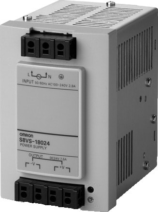 OMRON - Schaltnetzteil, 180 W, 100 bis 240 VAC Eingang, 24 VDC 7,5 A