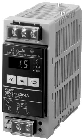 OMRON - Schaltnetzteil, 120 W, 100 bis 240 VAC Eingang, 24 VDC, 5 A