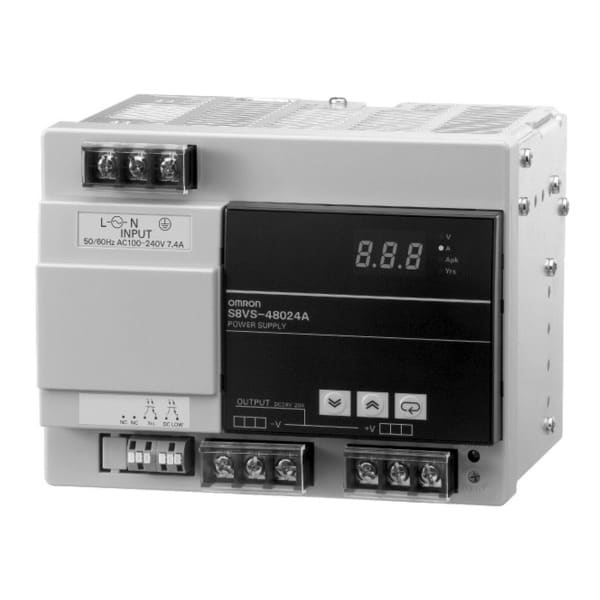 OMRON - Schaltnetzteil, 480 W, 100 bis 240 VAC Eingang, 24 VDC 20 A