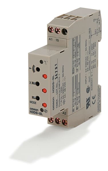 OMRON - Zeitrelais, 4 Zeitfunktionen, 24-230VAC/24-48VDC, 1 Wechsler