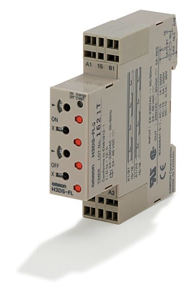 OMRON - Zeitrelais, TwinTimer, 24-230VAC/24-48VDC, 1 Wechsler, 5A