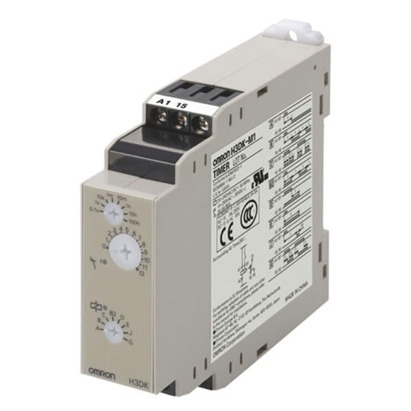 OMRON - 8 Zeitfunktionen, 0,1s..1200h, 1 W / 5 A, Starteingang
