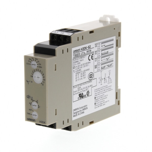 OMRON - 4 Zeitfunktionen, 0,1s..1200h, 2 W