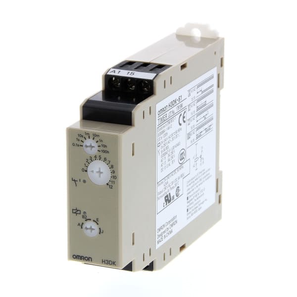 OMRON - 4 Zeitfunktionen, 0,1s..1200h, 1 W, 5 A, 24 bis 240 VAC/VDC