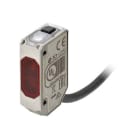 OMRON - Fotoelektrischer Sensor, kompakt, quadratisch, Edelstahl, BGS, 80 mm, rote LED