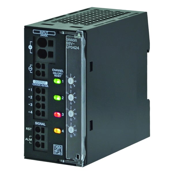 OMRON - Elektronischer Schutzschalter, 4 Kanäle, max 10 A pro Kanal, 24 VDC