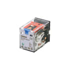 OMRON - Relais, Plug-in, 14-polig, 4PDT, 6 A, mechanische und LED-Anzeige, verriegelbarer Testdrucktaster, 110/120 VAC