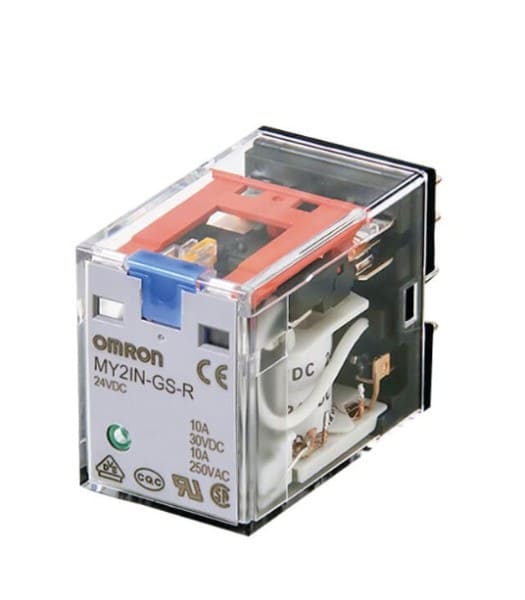 OMRON - Relais, Plug-in, 14-polig, 4PDT, 6 A, mechanische und LED-Anzeigen, 48 VDC