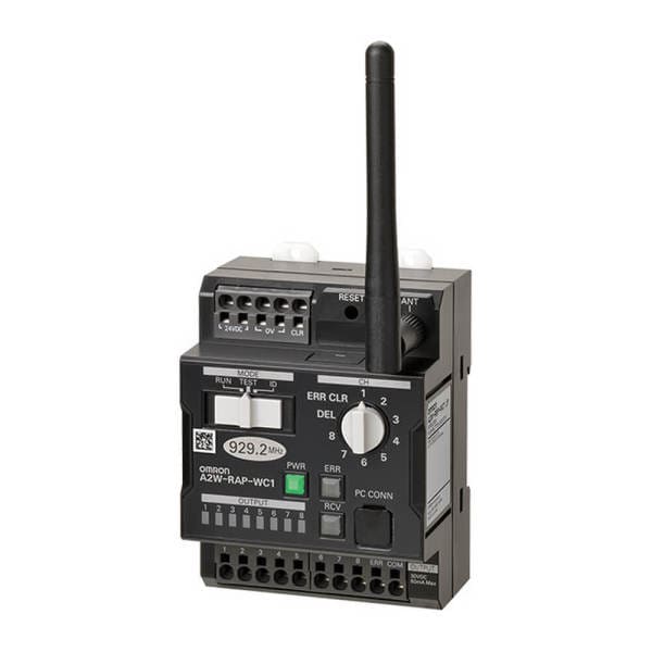 OMRON - Empfänger f. Master-Einheit, EU-Frequenz 868,3 MHz, 8 PNP-Transistorausg, 24 VDC