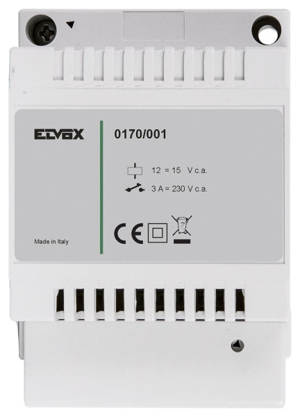 ELVOX - Relais 12V, 1 x UM