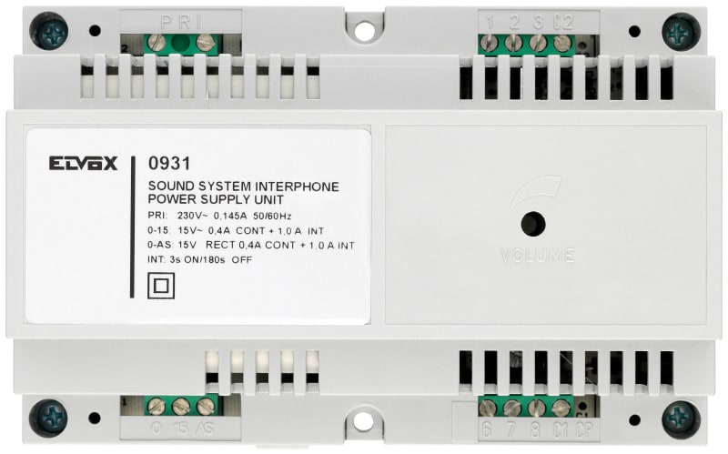ELVOX - Netzteil Sound System-Haustelefon 230V