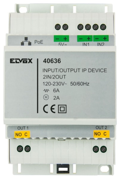 ELVOX - 2-Relais-Eingang/Ausgang-IP-Geräte