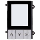 ELVOX - Pixel Frontplatte für Displaymodul, grau