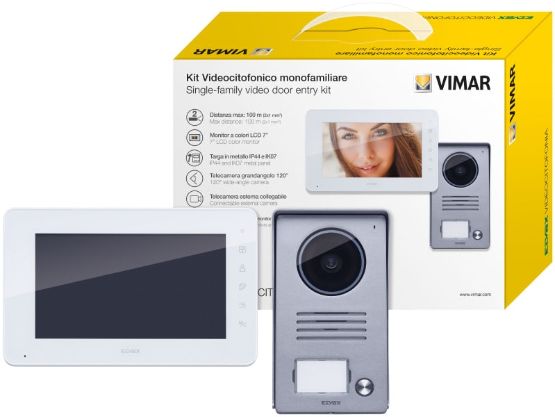 ELVOX - 1 Fam. Videosprechanlage SET 2-Draht mit 7-Zoll Monitor