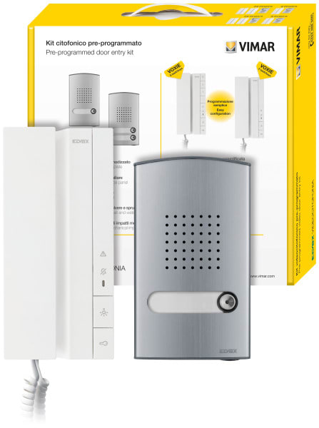 ELVOX - Audio-Haustelefon Kit für Einfamilienhäuser Standard