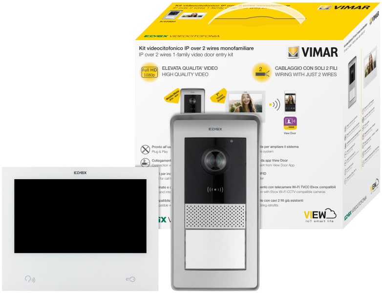 ELVOX - Videosprechanlageset 7in TS Wifi 1F IP/2 Draht