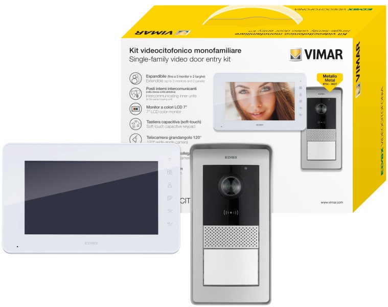 ELVOX - 1 Fam-Video-SET 7in RFID DIN Netzgerät