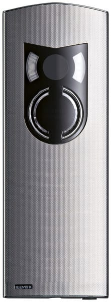 ELVOX - A/V-Frontplatte 2M ohne Tasten Stahl