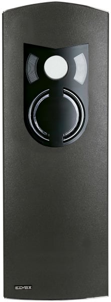 ELVOX - A/V-Frontplatte 2M IK10 ohne Tasten grau
