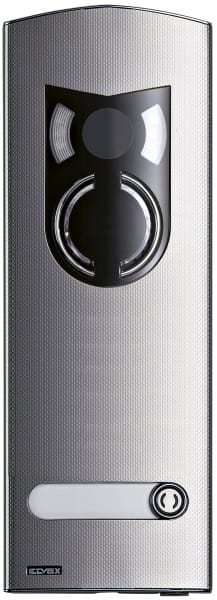 ELVOX - A/V-Frontplatte 2M IK10 1 Taste Stahl