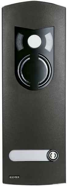 ELVOX - A/V-Frontplatte 2M IK10 1 Taste grau
