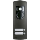 ELVOX - A/V-Frontplatte 2M IK10 2 Tasten grau