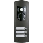 ELVOX - A/V-Frontplatte 2M IK10 3 Tasten grau