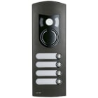ELVOX - A/V-Frontplatte 2M IK10 4 Tasten grau