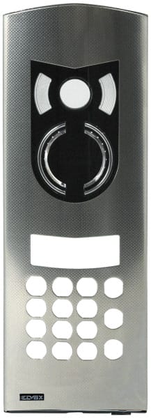 ELVOX - A/V-Frontplatte 2M f. Tastatur Stahl