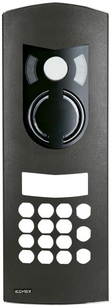 ELVOX - A/V-Frontplatte 2M + Tastatur grau
