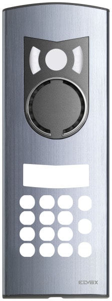 ELVOX - A/V-Frontp. 2M f. Tastatur Aluminium