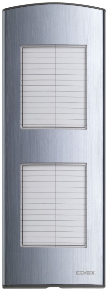 ELVOX - Zusätzl. Frontplatte 2M 2 Schilder Alu