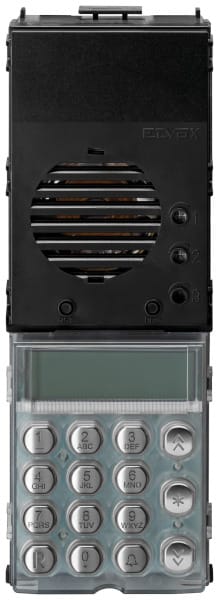 ELVOX - Einheit Audio+Tastatur 2F+ weiße LED ede