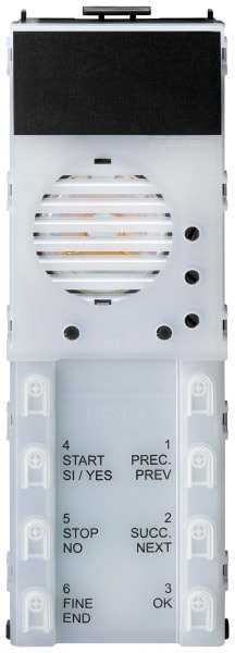 ELVOX - Einheit Audio 8-Taste 2F+ weiße LED