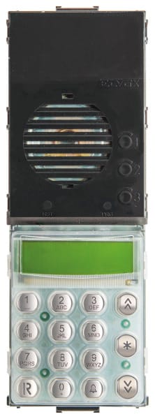 ELVOX - Audio-Einheit+Tastatur 2F+ weiße LED ede