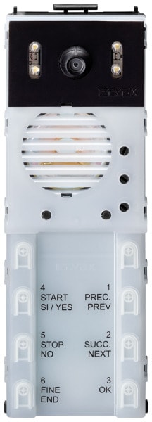 ELVOX - Einheit A/V 8-Taste 2F+ weiße LED