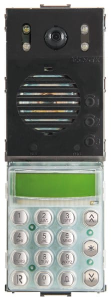 ELVOX - A/V-Einheit+Tastatur 2F+ weiße LED edels