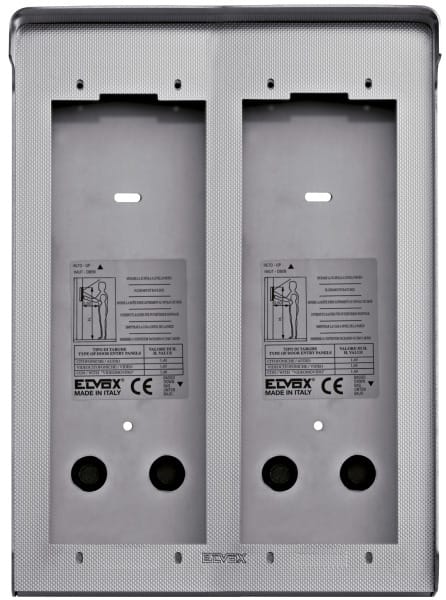 ELVOX - AP-Gehäuse 2 Frontplatten 2M Stahl