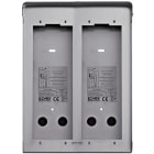 ELVOX - AP-Gehäuse 2 Frontplatten 2M Stahl