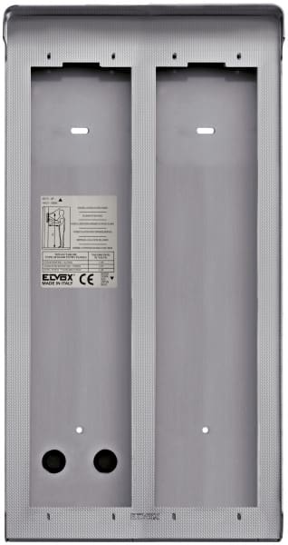 ELVOX - AP-Gehäuse 2 Frontplatten 3M Stahl
