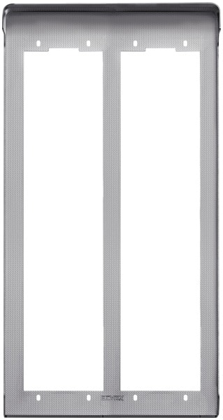 ELVOX - Rahmen f. 2 Frontplatten 3M Stahl