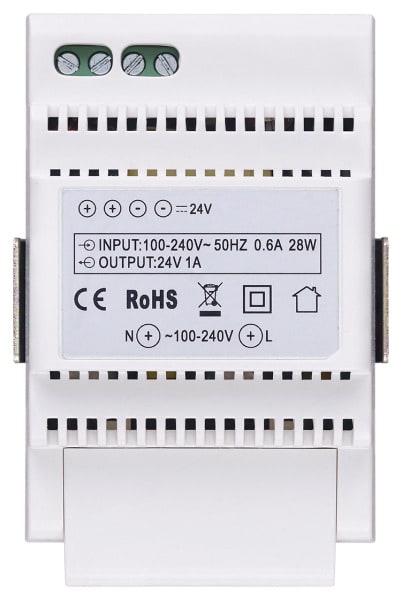 ELVOX - DIN-Netzgerät 100-240V~ 50/60Hz 24Vdc